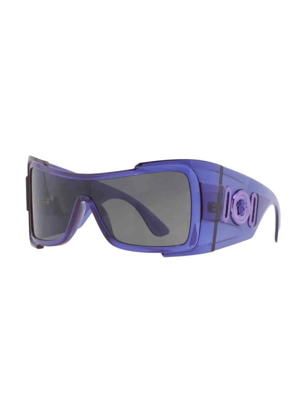 Versace VE4451 541987 27 Sunglasses Transparent Purple Dark Gray